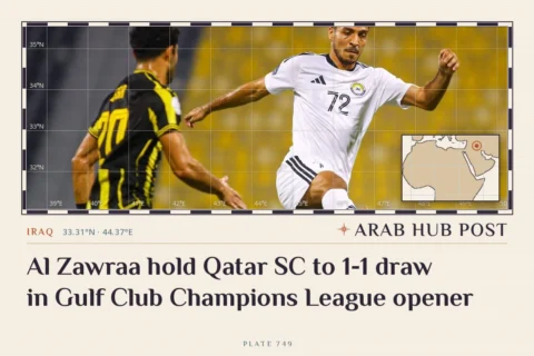 Al Zawraa hold Qatar SC to 1-1 draw in Gulf Club Champions League opener