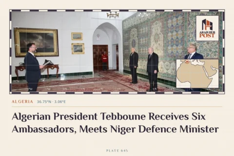 Algerian President Tebboune Receives Six Ambassadors, Meets Niger Defence Minister
