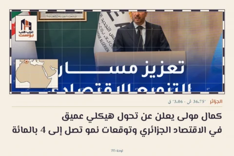 كمال مولى يعلن عن تحول هيكلي عميق في الاقتصاد الجزائري وتوقعات نمو تصل إلى 4 بالمائة