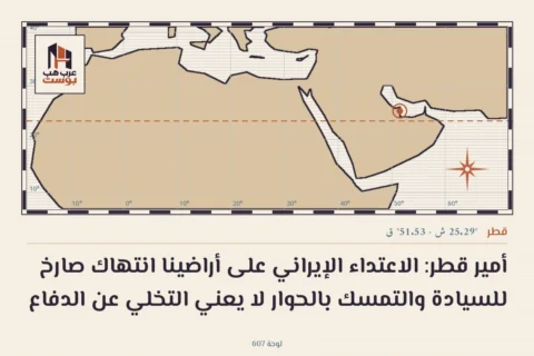 أمير قطر: الاعتداء الإيراني على أراضينا انتهاك صارخ للسيادة والتمسك بالحوار لا يعني التخلي عن الدفاع