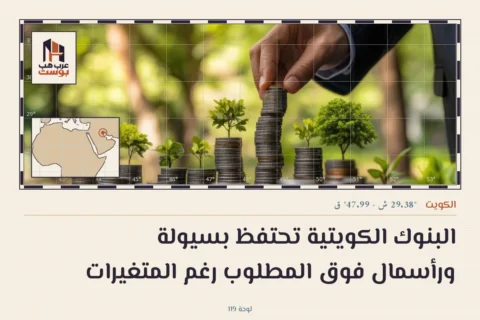البنوك الكويتية تحتفظ بسيولة ورأسمال فوق المطلوب رغم المتغيرات