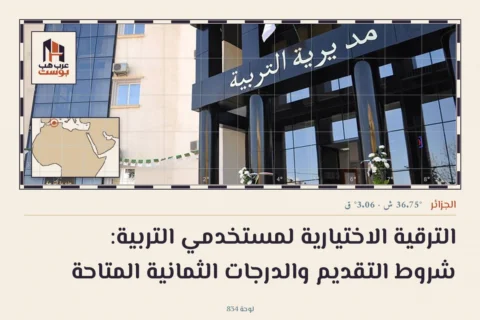 الترقية الاختيارية لمستخدمي التربية: شروط التقديم والدرجات الثمانية المتاحة