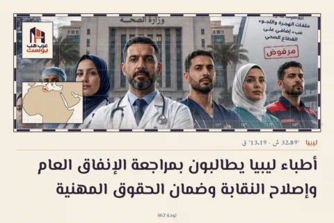 أطباء ليبيا يطالبون بمراجعة الإنفاق العام وإصلاح النقابة وضمان الحقوق المهنية