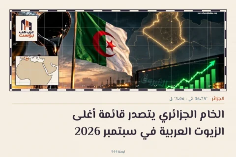 الخام الجزائري يتصدر قائمة أغلى الزيوت العربية في سبتمبر 2026