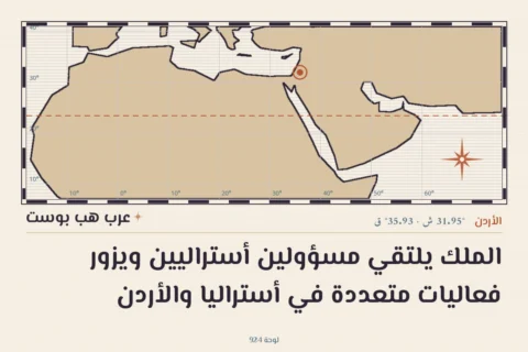 الملك يلتقي مسؤولين أستراليين ويزور فعاليات متعددة في أستراليا والأردن