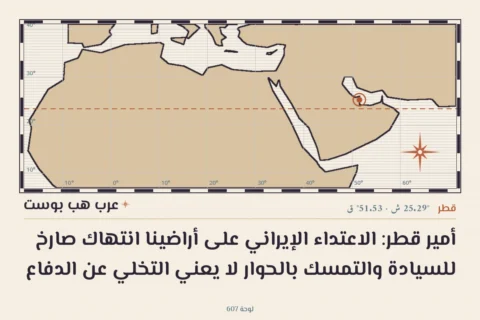 أمير قطر: الاعتداء الإيراني على أراضينا انتهاك صارخ للسيادة والتمسك بالحوار لا يعني التخلي عن الدفاع