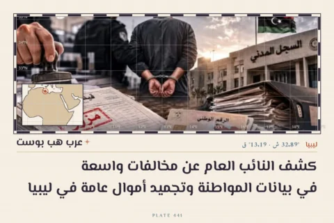 كشف النائب العام عن مخالفات واسعة في بيانات المواطنة وتجميد أموال عامة في ليبيا