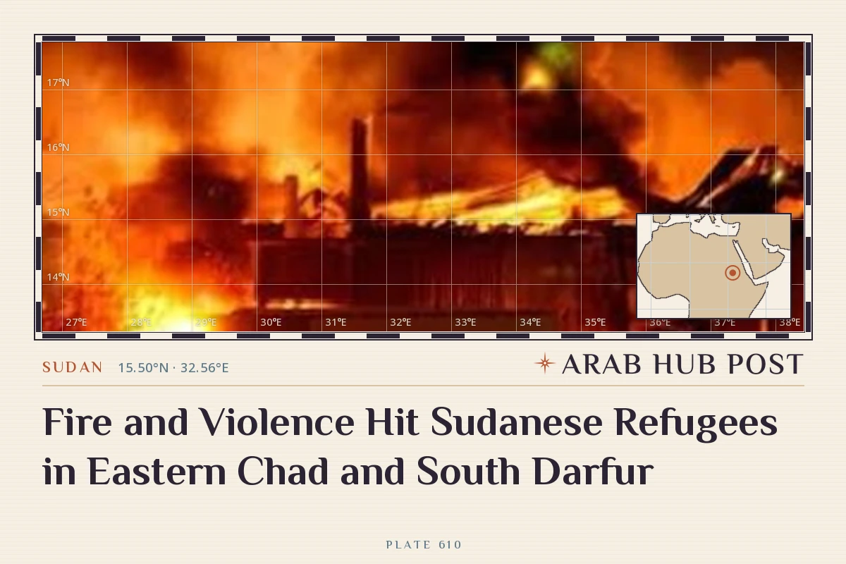 Fire and Violence Hit Sudanese Refugees in Eastern Chad and South Darfur