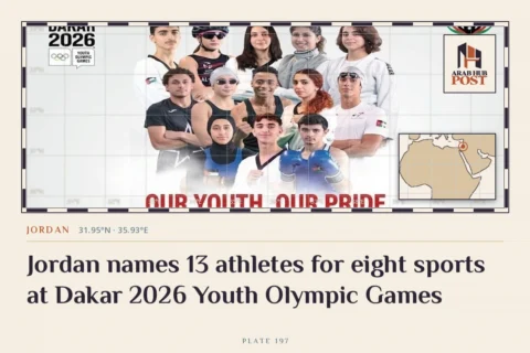 Jordan names 13 athletes for eight sports at Dakar 2026 Youth Olympic Games