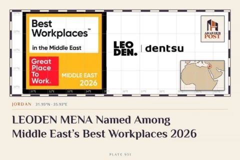 LEODEN MENA Named Among Middle East’s Best Workplaces 2026