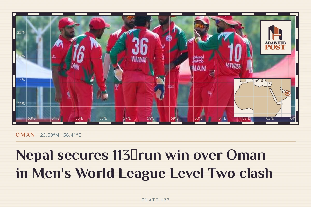 Nepal secures 113‑run win over Oman in Men's World League Level Two clash