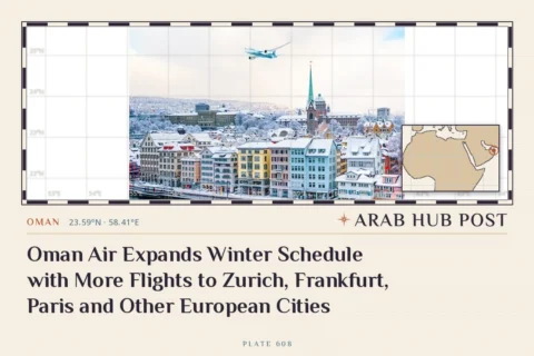 Oman Air Expands Winter Schedule with More Flights to Zurich, Frankfurt, Paris and Other European Cities