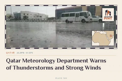 Qatar Meteorology Department Warns of Thunderstorms and Strong Winds