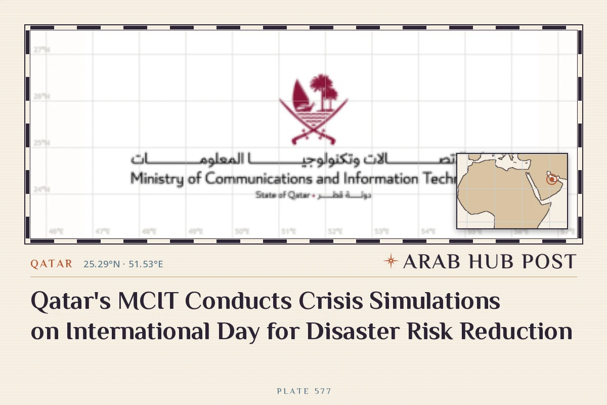 Qatar's MCIT Conducts Crisis Simulations on International Day for Disaster Risk Reduction