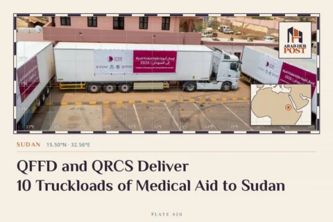QFFD and QRCS Deliver 10 Truckloads of Medical Aid to Sudan