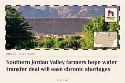 Southern Jordan Valley farmers hope water transfer deal will ease chronic shortages