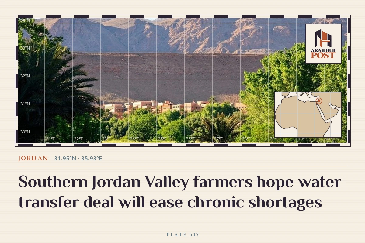 Southern Jordan Valley farmers hope water transfer deal will ease chronic shortages