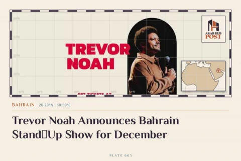 Trevor Noah Announces Bahrain Stand‑Up Show for December